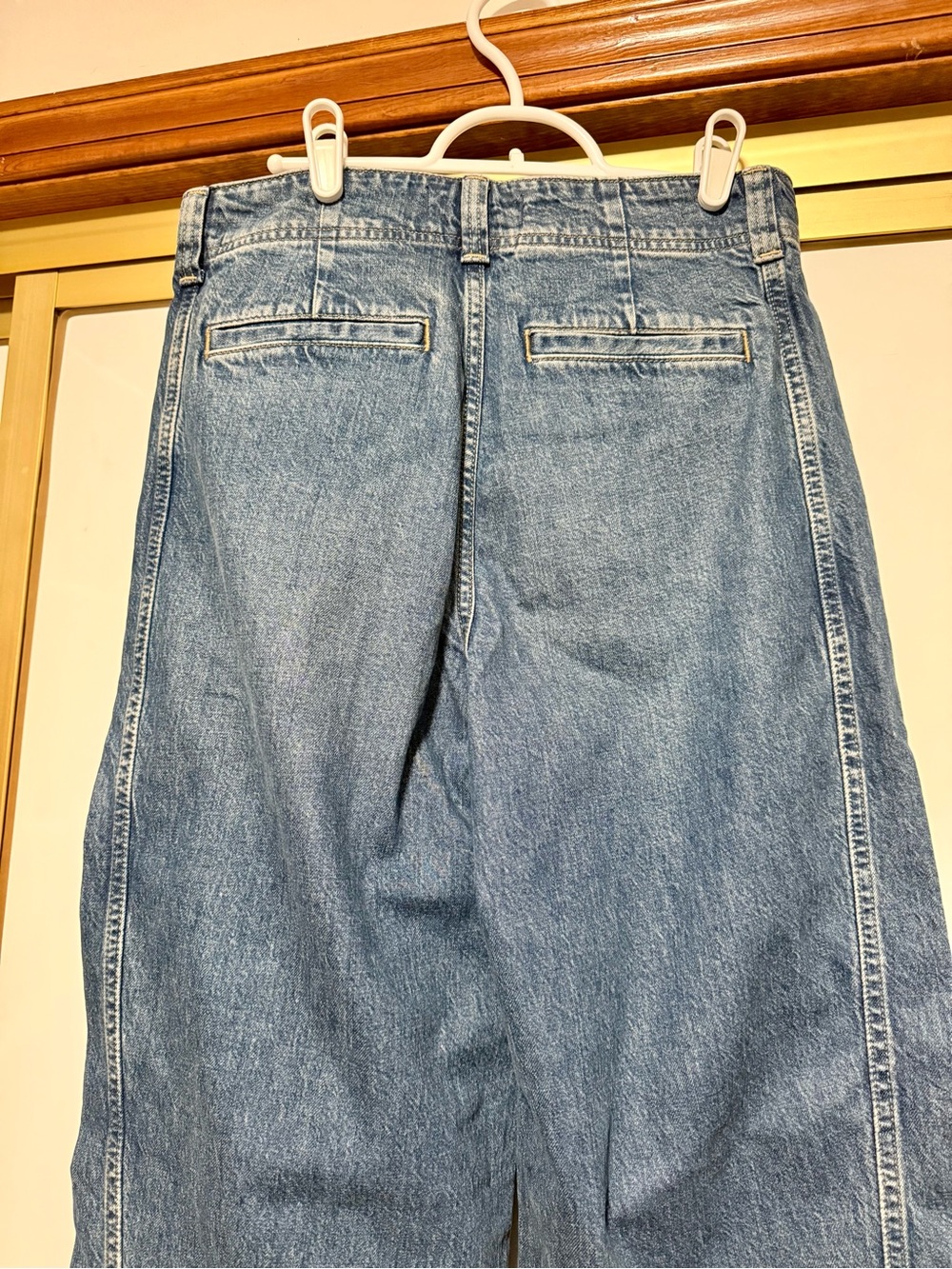 NWT!! Madewell Tapered Denim Trouser - Picture 4 of 7